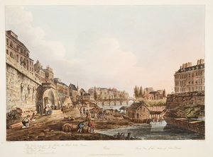 Eines der Bögen von Notre Dame, Illustration aus Versailles, Paris und Saint Denis, veröffentlicht 1809