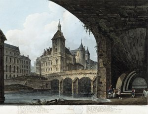 Paris: Le Pont au Change - in „Paris vu par J.C. Mats“ von John Claude Nattes