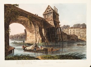 St Cloud, Wasserwerk, Illustration aus Versailles, Paris und Saint Denis, veröffentlicht 1809 von John Claude Nattes