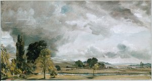 Ansicht von Salisbury, aus der Bibliothek von Archidiakon Fishers Haus von John Constable
