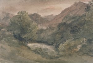 Borrowdale, Abend nach einem schönen Tag, 1. Oktober von John Constable