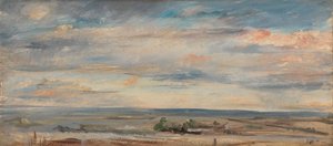Wolkenstudie, früher Morgen, Blick nach Osten von Hampstead