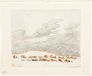 Wolkenstudie (nach Alexander Cozens