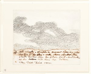Wolkenstudie (nach Alexander Cozens