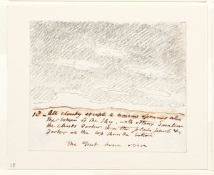 Wolkenstudie (nach Alexander Cozens