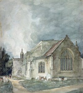Kirche von East Bergholt, ca. 1805-11 von John Constable