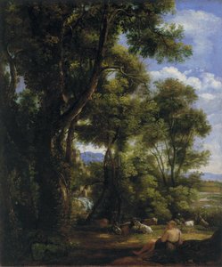Landschaft mit Ziegenhirte und Ziegen von John Constable