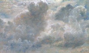 Studie von Kumuluswolken, 1822 von John Constable