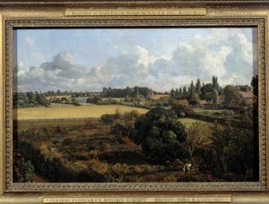 Der Gemüsegarten und Obstgarten. Landschaft der englischen Landschaft. Gemälde von John Constable (1776-1837) 1815. Ipswich, Borough Council Museum von John Constable