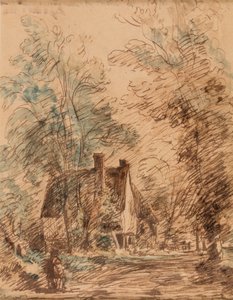 Water Lane, Stratford St. Mary von John Constable