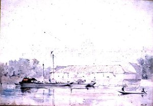 Schloss Windsor vom Fluss aus, 1802 von John Constable