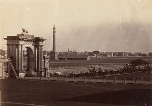 [Ansicht von Chowringhee vom Regierungshaus, Kalkutta], 1858-61 von John Constantine Stanley