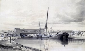 Brücke über den Regents Canal, April 1837