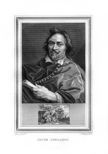 Jacob Jordaens, flämischer Barockmaler, 1825 von John Corner