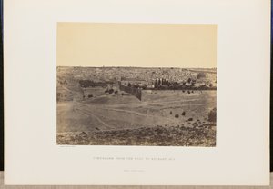 Jerusalem von der Straße nach Bethanien, Nr. 1 von John Cramb
