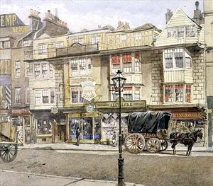 Bishopsgate Street: Nr. 82-86, mit Pferd und Wagen, Mai 1886