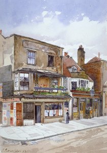 Ecke Cheyne Walk und Lawrence Street, Chelsea, London, 1883 von John Crowther