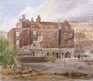 Ostfront des Almonry-Büros, Middle Scotland Yard, Westminster, London, 1884 von John Crowther