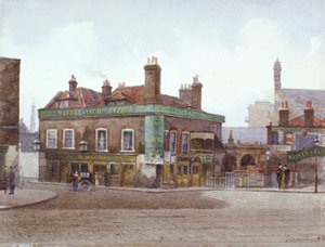 Green Gate Tavern an der Kreuzung von City Road und Bath Street, London, ca. 1880