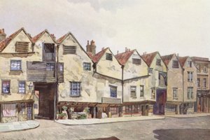 Verlorenes London: Alte Mietshäuser in der Bermondsey Street von John Crowther