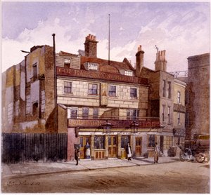 Old George Inn, Trinity Square, London, 1883 von John Crowther