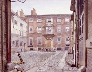 Sir Christopher Wrens Haus, Botolph Lane, London, 1886 von John Crowther