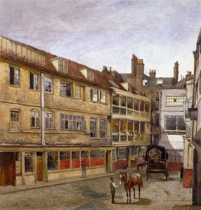 The George Inn, Borough High Street, Southwark, London, 1880 von John Crowther