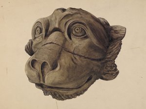 Katzenkopf-Gargoyle