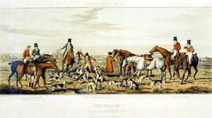 Der Tod, The Leicestershires, graviert von Henry Alken