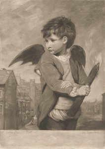 Amor in der Rolle eines Fackelträgers von John Dean