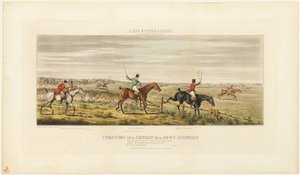 Symptome eines Skurrys, Platte drei aus The Leicestershire Hunt von John Dean Paul