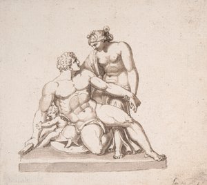 Studie einer Skulpturengruppe: Mars, Venus und Amor von John Deare