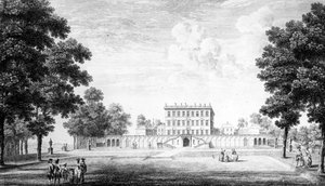 Die Gartenfront von Cliveden House im County Bucks, 1753 von John Donowell