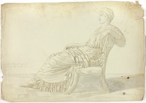 Antike Statue der Agrippina