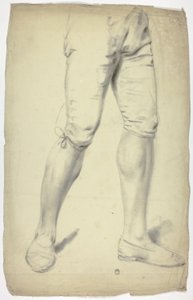 Beine eines Jungen in Knickerbockern von John Downman