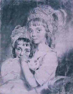 Die beiden Fräulein Comparts von John Downman