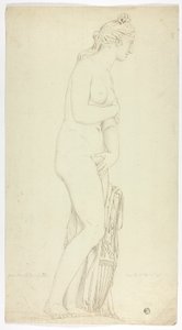Antike Statue der stehenden Venus von John Downman