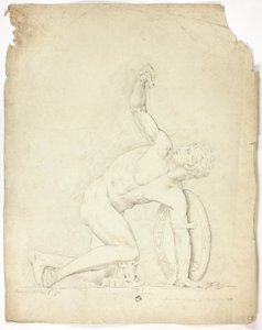 Verwundeter Krieger von der Statue in Rom von John Downman