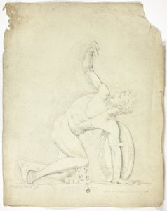 Verwundeter Krieger von der Statue in Rom