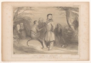 Lord Palmerston im Land der Affen (HB Skizzen) von John Doyle