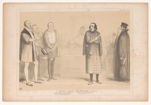 Karikatur mit Disraeli als Shylock