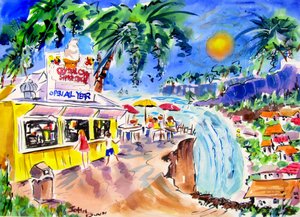 Tropische Strand-Leckerei