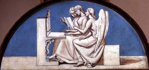 Musik, Lunette aus einer Serie von sechs, ca. 1847