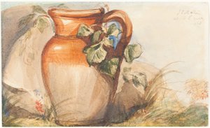 Studie eines Töpferkrugs (recto) von John Everett Millais