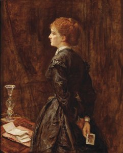 Ja oder Nein? von John Everett Millais