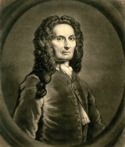 Porträt des französischen Mathematikers Abraham de Moivre von John Faber