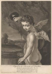 Amor in der Rolle des Bacchus von John Faber the younger