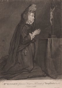 Mrs. Knight, eine berühmte Sängerin und Favoritin von König Charles II