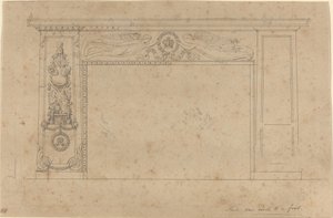 Entwurf für das Kaminstück im Thronsaal, Buckingham Palace von John Flaxman