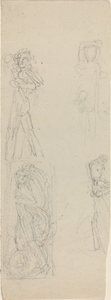 Blatt mit Studien [recto und verso] von John Flaxman